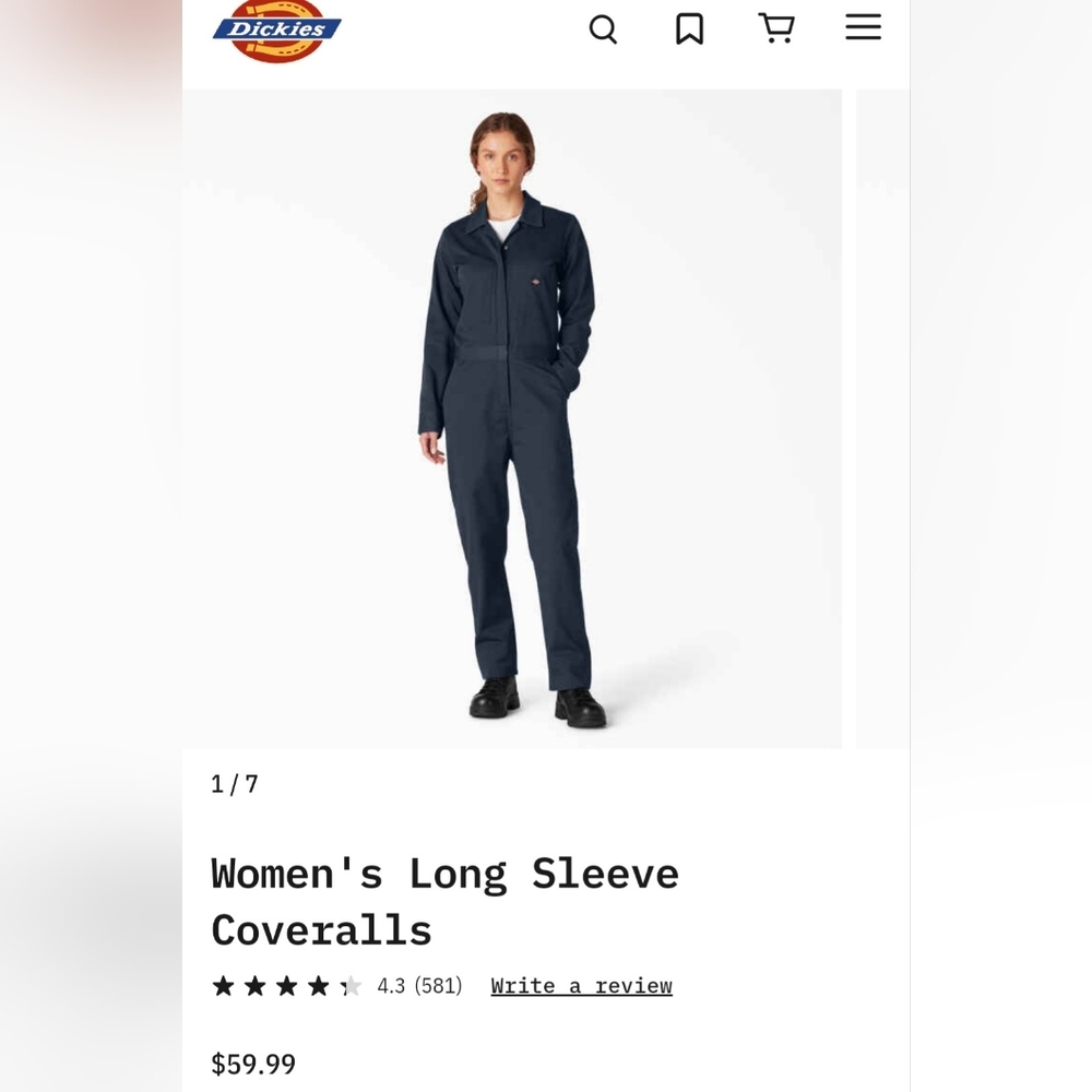 Womans coveralls